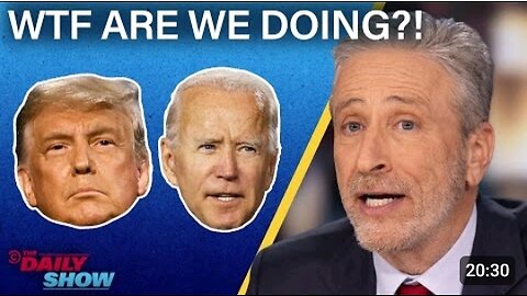 Jon Stewart Tackles The Biden-Trump Rematch That Nobody Wants _