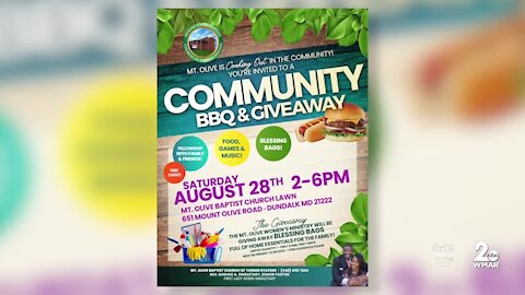 Mt. Olive Baptist Church holding community giveaway