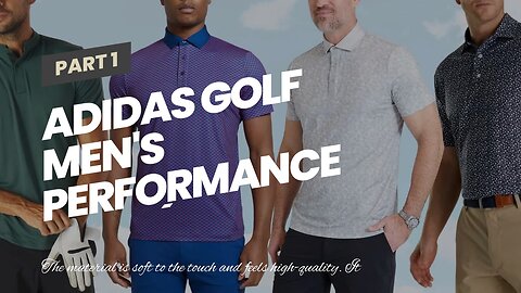 adidas Golf Men's Performance Polo (2019 Model)