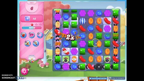 Candy Crush Level 2061 Audio Talkthrough, 3 Stars 0 Boosters