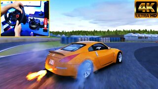 Assetto Corsa Drift - Nissan 350Z Steering wheel G29 Gameplay