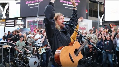 Sean Feucht - Let Us Worship Tour in Times Square New York City Sunday 9.25.22