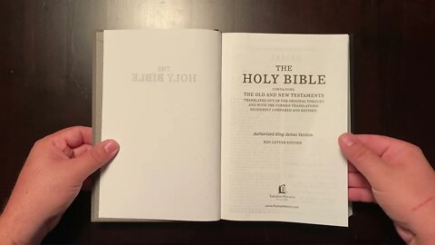 Large Print Thinline Bible (Black/Gray)(Thomas Nelson Publisher)(Sep 11, 2021)