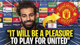 SALAH AT MANCHESTER UNITED! I GOT EVERYONE BY SURPRISE! MANCHESTER UNITED NEWS