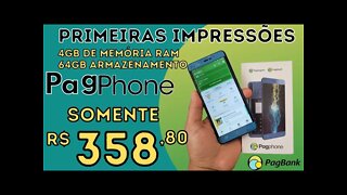 Unboxing e Primeiras impressões sobre o PagPhone, o smartphone e máquina de cartão PagSeguro!