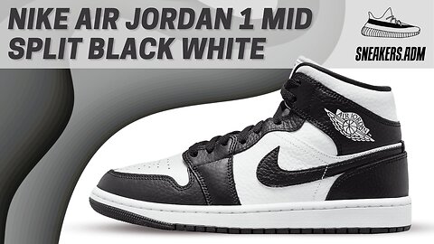 Nike Air Jordan 1 Mid Split Black White (W) - DR0501-101 - @SneakersADM