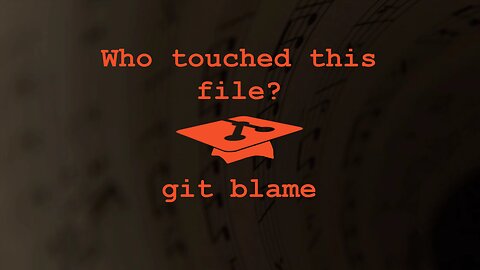 Git Quick: git blame