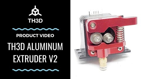 New V2 Aluminum Extruder - ALL metal construction with a STRONG Spring & Steel Feed Gear