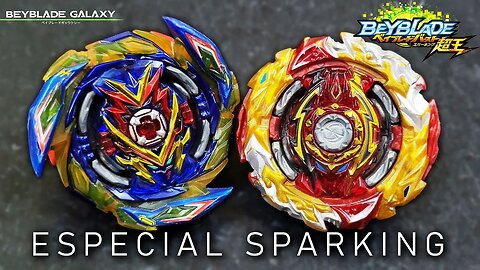 BRAVE VALKYRIE .Ev' 2A vs WORLD SPRIGGAN .U' 2B (Especial Sparking) - Beyblade Burst ベイブレードバースト