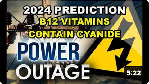 BIG PHARMA selling B12 Vitamins with CYANIDE - Major SHUTDOWN prediction in 2024