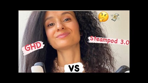 Steampod 3.0 vs GHD Platinum Plus Styler | Tested On Thick Curly Hair | Honest review
