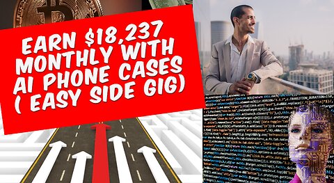 Earn $18,237 Monthly with AI Phone Cases ( Easy Side Gig)