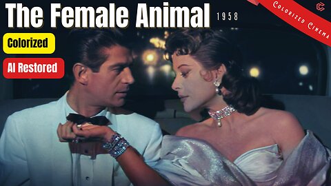 The Female Animal (1958) | Colorized | Subtitled | Hedy Lamarr, George Nader | Film Noir Drama