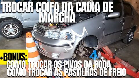 Como trocar a coifa da caixa de marchas do Fiat Fire 1.0 16v