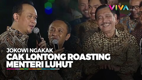 Cak Lontong dan Akbar Stand-up Comedy Bikin Presiden Jokowi dan Luhut Ngakak