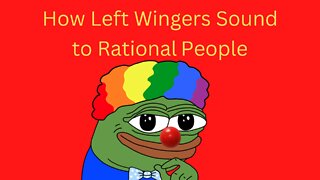 How Left Wingers Sound to Rational People