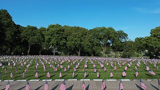 Memorial Day tribute DJI mini 3 drone footage