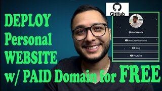 DEPLOY website for FREE with PAID domain (Github, Netlify, GoDaddy)
