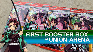 First Unboxing Booster Box of Demon Slayer Kimetsu no Yaiba Union Arena