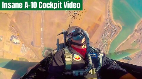 Insane A-10 Cockpit GoPro Video - Freaking Awesome!