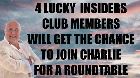 4 LUCKY INSIDERS CLUB MEMBERS WILL BE PICKED TO JOIN CHARLIE WARD ON A ROUND TABLE