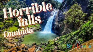 The horrible waterfall that takes human sacrifices"Dunhida"#travel#waterfall