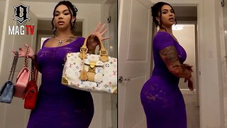 Renni Rucci Needs Your Help Deciding Which Handbag To Wear With Her Purple Dress! 👜