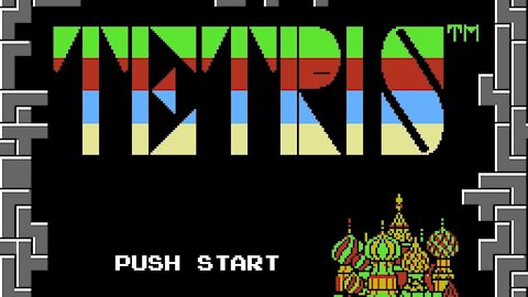 Tetris Title Screen.