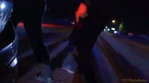 Broken Arrow PD releases body cam of Officer Sherman being shot in the leg during a traffic stop
