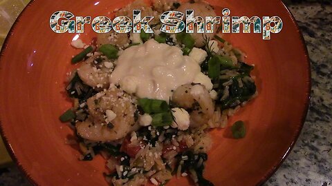 Greek Shrimp Over Lemony Spinach Rice By Hello Fresh 🍤