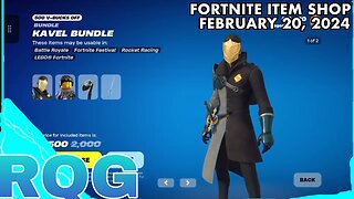 “NEW” KAVEL BUNDLE IS FINALLY HERE! FORTNITE ITEM SHOP (February 20, 2024)