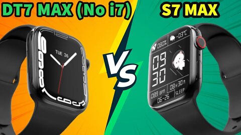 Smartwatch DT7 Max NO i7 VS S7 Max unboxing review Comparasion best series 7