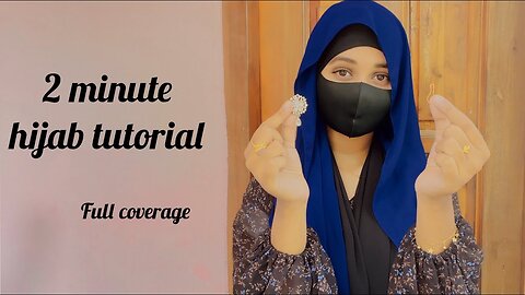 ২ মিনিটে হিজাব | 2 minute hijab | instant / ready hijab tutorial | Mustarin Sultana ❤️