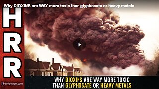 Health Ranger Mike Adams explain why dioxins are way more toxic than heavy metals or glyphosate