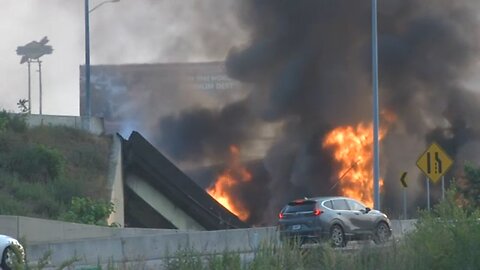 SECTION OF I95 IN PHILIDELPHIA DESTROYED AFTER EXPLOSION*UFO COULD BEND TIME & SPACE*WILDFIRES*