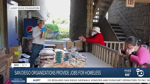 San Diego Organizations provide jobs for homeless