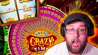 INSANE ALL IN 3X TOP SLOT PACHINKO ON CRAZY TIME WIN!