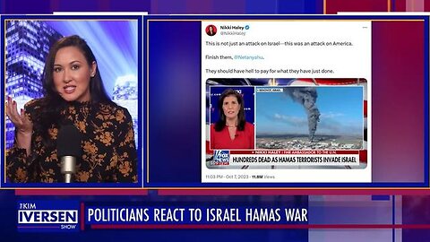 WHO STANDS WITH ISRAEL CANDIDATES & POLITICIANS WEIGH-IN ON THE ISRAEL HAMAS WAR KIMIVERSEN