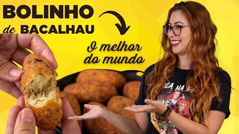 COMO FAZER BOLINHO DE BACALHAU