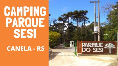 Camping e cabanas Parque Sesi em Canela na Serra Gaúcha/RS #camping #serragaucha #turismo