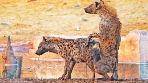 HYENA PASSES OUT AFTER HAPPY ENDING