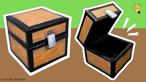 DIY Minecraft Chest | Upcycling Watch Box into Fun Storage
