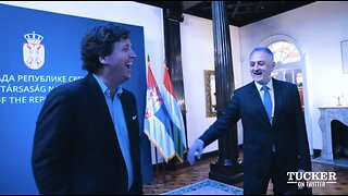 Tucker Carlson Meets With The President of Serbia
