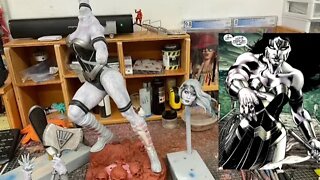 VinceVellCUSTOMS Live Stream - Armor work on Black Lantern Wonder Woman