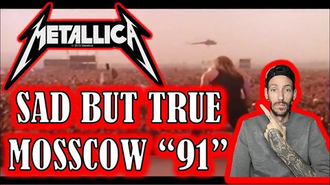 OLD IS BETTER IN THIS CASE!!! Metallica - Sad But True (live in Moscow 1991) REACTION