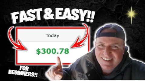 Easiest Way To Make Your First +$300 ONLINE | Affiliate Marketing For Beginners