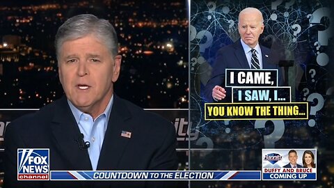 Hannity: Even Some Dems Are Having A Hard Time Stomaching Biden