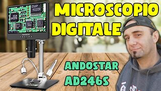 Super Microscopio Digitale HDMI 7pollici 2000x - Andostar AD246S