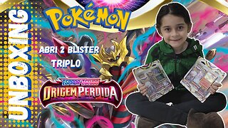 ''NEW'' OPENING POKEMON TCG / SWORD & SHIELD / LOST ORIGIN / 2 TRIPLE BLISTER PACKS