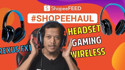 Headset Gaming Wireless, Rexus Thundervox FX1